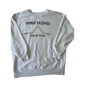 Pink Floyd 1973 US Tour‎ Tailgate Tag White Size M Sweatshirt